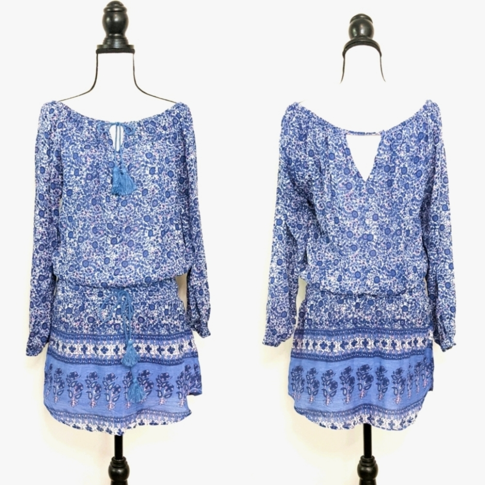 🦋LAST🦋 NWT Blue Boheme Cassidy Mini Dress🌼 - Picture 6 of 6